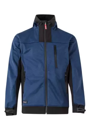 Jacheta softshell DUO-COLOR Bleumarin-Negru