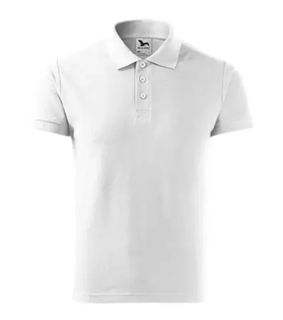 Tricou polo 215 Alb