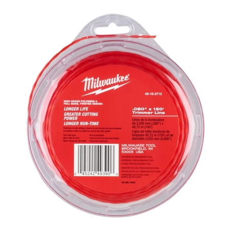 Fir pentru trimmer 2MM X 45M, Milwaukee, cod 49162712