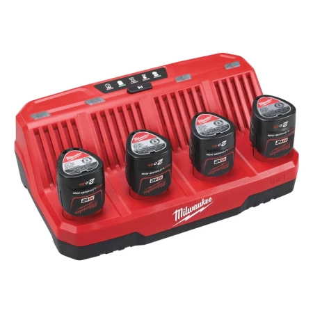 Incarcator cu 4 porturi M12 C4, Milwaukee M12™, cod 4932430554