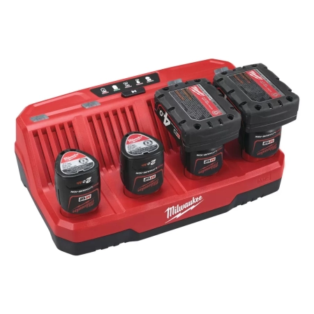 Incarcator cu 4 porturi M12 C4, Milwaukee M12™, cod 4932430554