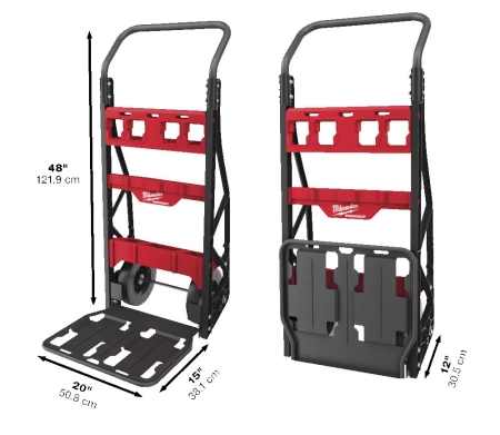 Carucior cu 2 roti PACKOUT™ Milwaukee, cod 4932472131