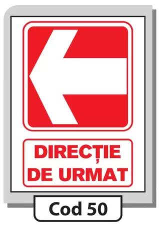 Indicator de securitate Cod 50