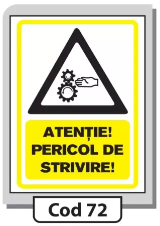 Indicator de securitate Cod 72