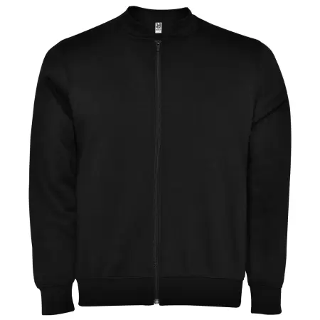 Bluza flausata cu fermoar ELBRUS Negru