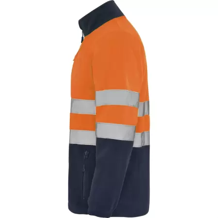 Jacheta hi-vis fleece ALTAIR Bleumarin-Portocaliu