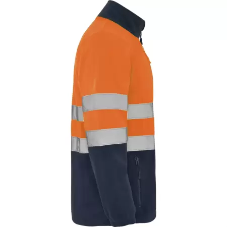 Jacheta hi-vis fleece ALTAIR Bleumarin-Portocaliu