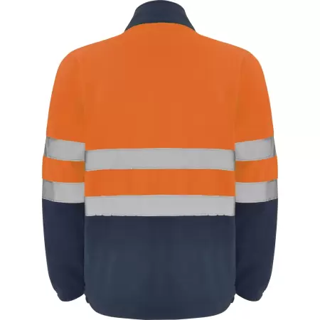 Jacheta hi-vis fleece ALTAIR Bleumarin-Portocaliu