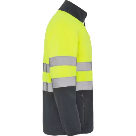 Jacheta hi-vis fleece ALTAIR Gri-Galben