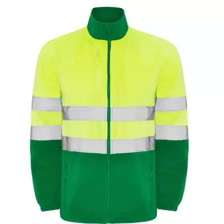 Jacheta hi-vis fleece ALTAIR Verde-Galben