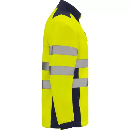 Jacheta hi-vis softshell ANTARES Bleumarin-Galben