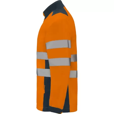 Jacheta hi-vis softshell ANTARES Bleumarin-Portocaliu