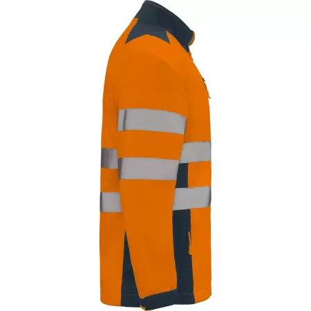 Jacheta hi-vis softshell ANTARES Bleumarin-Portocaliu