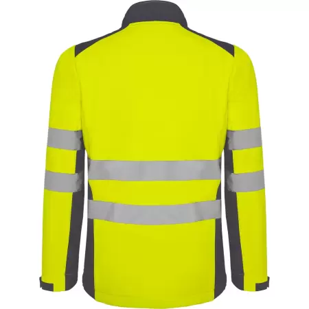 Jacheta hi-vis softshell ANTARES Gri-Galben