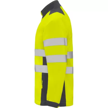 Jacheta hi-vis softshell ANTARES Gri-Galben