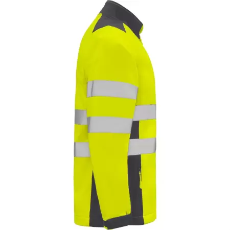 Jacheta hi-vis softshell ANTARES Gri-Galben