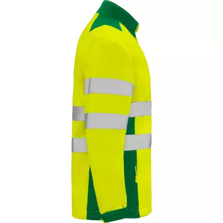 Jacheta hi-vis softshell ANTARES Verde-Galben