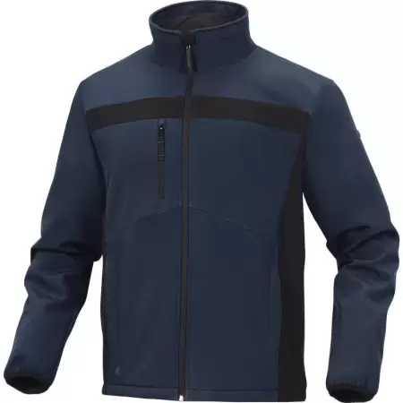 Jacheta softshell LULEA2 Bleumarin-Negru