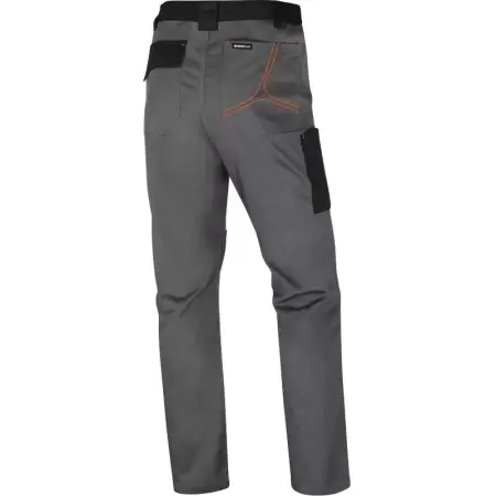 Pantalon talie M2PA3 Gri-Portocaliu