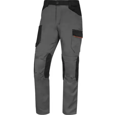 Pantalon talie M2PA3 Gri-Portocaliu