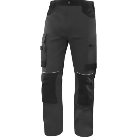 Pantalon talie M5PA3 Gri-Negru