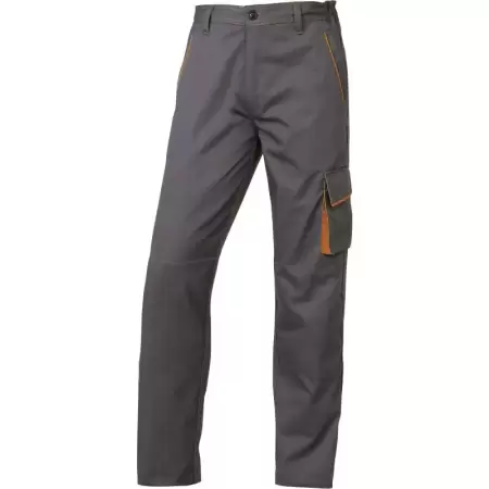 Pantalon talie M6PAN Gri-Portocaliu