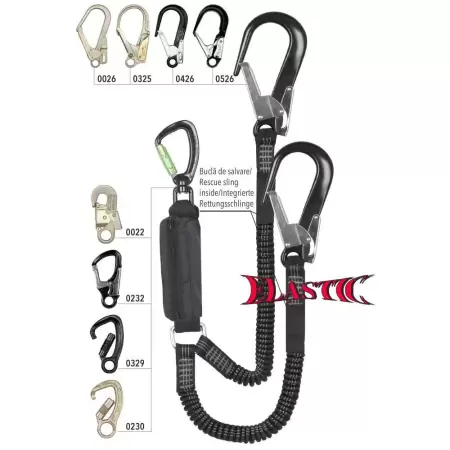 FRANGHIE MIJLOC DE LEGATURA IN Y (TWIN) MAGNUMFLEX CU CARABINE: 232+526+526