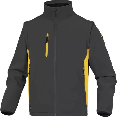 Jacheta softshell 2 in 1 MYSEN2 Gri-Galben