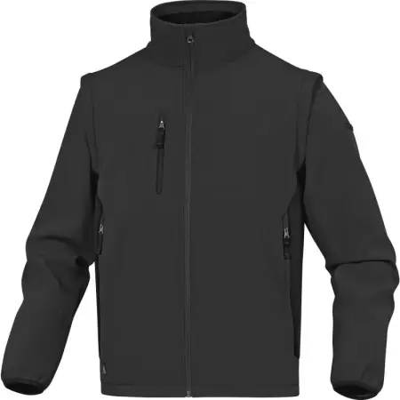 Jacheta softshell 2 in 1 MYSEN2 Gri-Negru