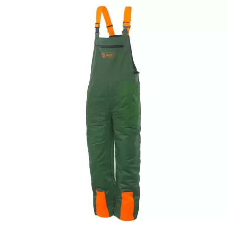 Pantalon cu pieptar echipament WOODCUTTER