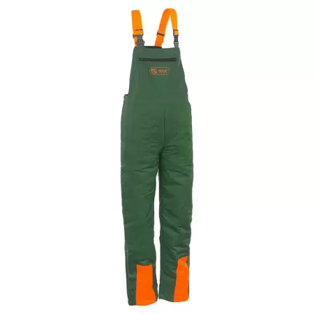 Pantalon cu pieptar echipament WOODCUTTER