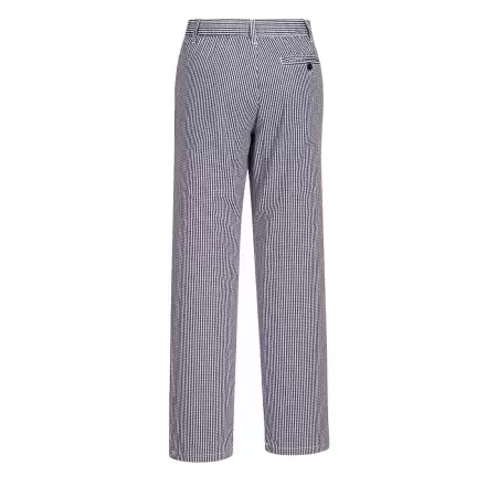 Pantalon talie BARNET Carouri Bleu-Alb