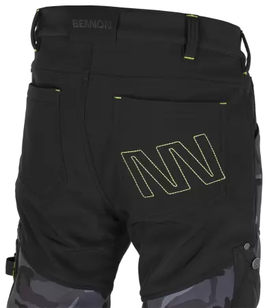 Pantalon talie softshell CAMOS Negru-Gri