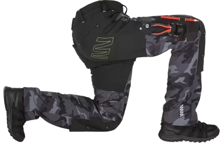 Pantalon talie softshell CAMOS Negru-Gri