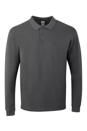 TRICOU POLO ML HOBART GRI-ICHIS