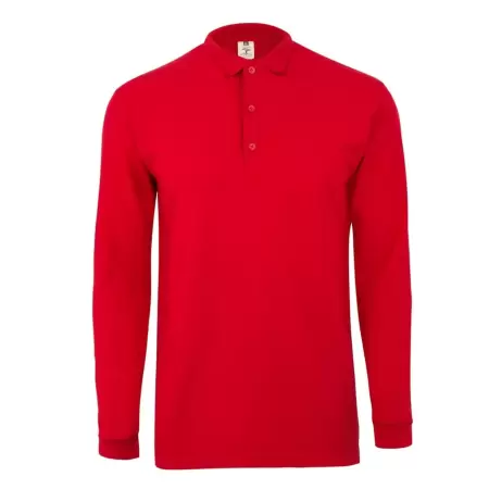 TRICOU POLO ML HOBART ROSU