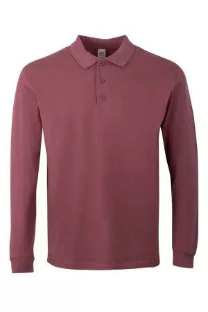 TRICOU POLO ML HOBART GRAPE