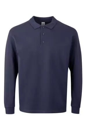 TRICOU POLO ML HOBART DENIM