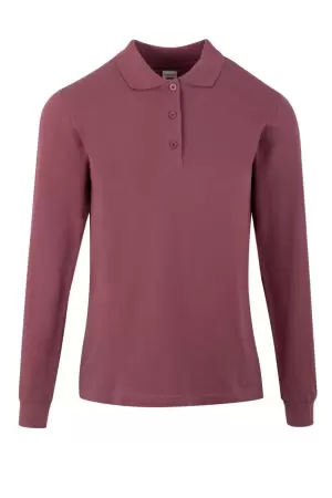 TRICOU POLO ML HOBART-WOMAN GRAPE