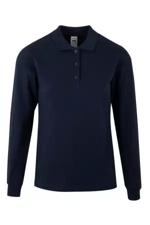 TRICOU POLO ML HOBART-WOMAN BLEUMARIN