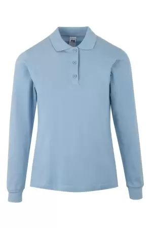 TRICOU POLO ML HOBART-WOMAN BLEU