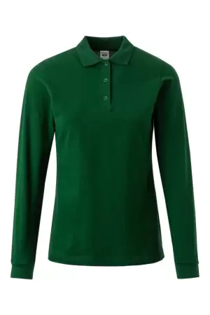 TRICOU POLO ML HOBART-WOMAN VERDE-INCHIS