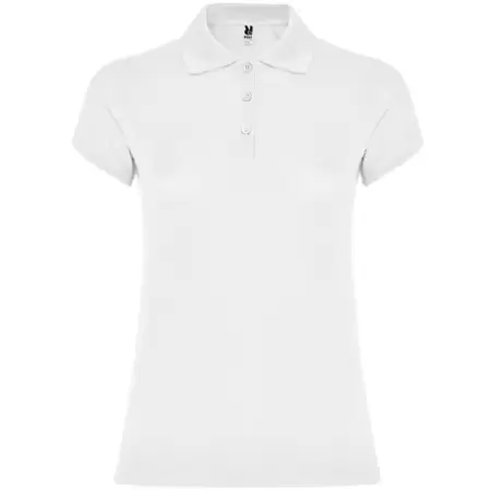 Tricou polo STAR WOMAN Alb