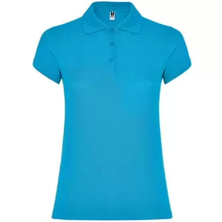 Tricou polo STAR WOMAN Turcoaz