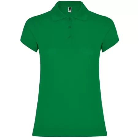 Tricou polo STAR WOMAN Verde Tropic