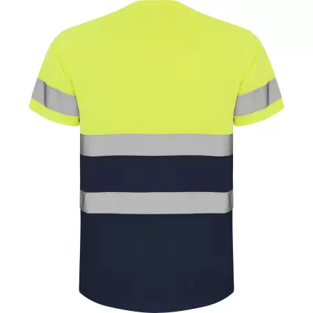 TRICOU ROLY HI-VIS DELTA YELLOW/NAVY