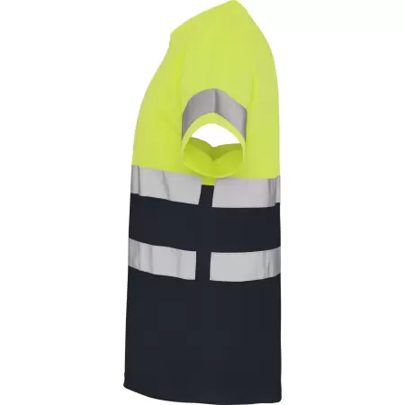 TRICOU ROLY HI-VIS DELTA YELLOW/NAVY