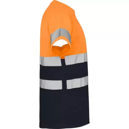 TRICOU ROLY HI-VIS DELTA ORANGE/NAVY