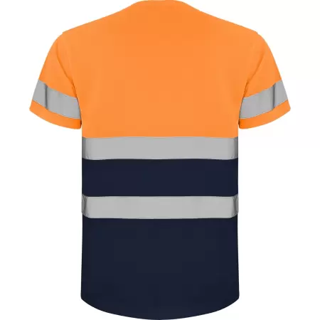 TRICOU ROLY HI-VIS DELTA ORANGE/NAVY