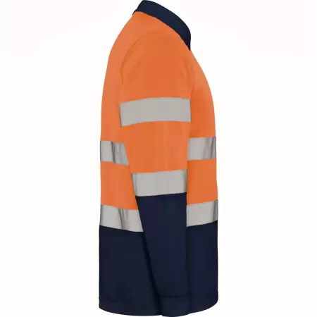 TRICOU ROLY HI-VIS POLARIS ML ORANGE/NAVY